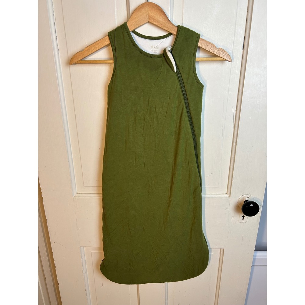 Kyte Baby Olive Green Bamboo Sleep Bag Wearable Blanket 1.0 TOG 6-18 Months